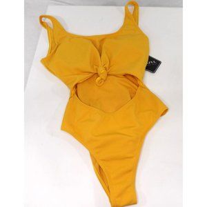 Zaful Yellow One Piece Swimsuit